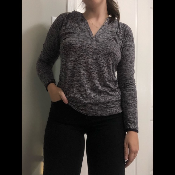 Purple Hooded Pullover - Picture 1 of 3